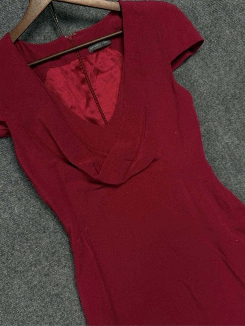 Alexander MCQueen Pink Knee Length Dress Sz 42